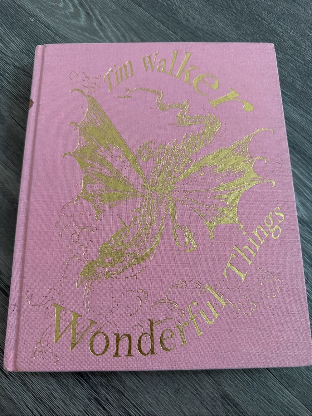 Wonderful Things Pink Decorative Book with Gold Foil